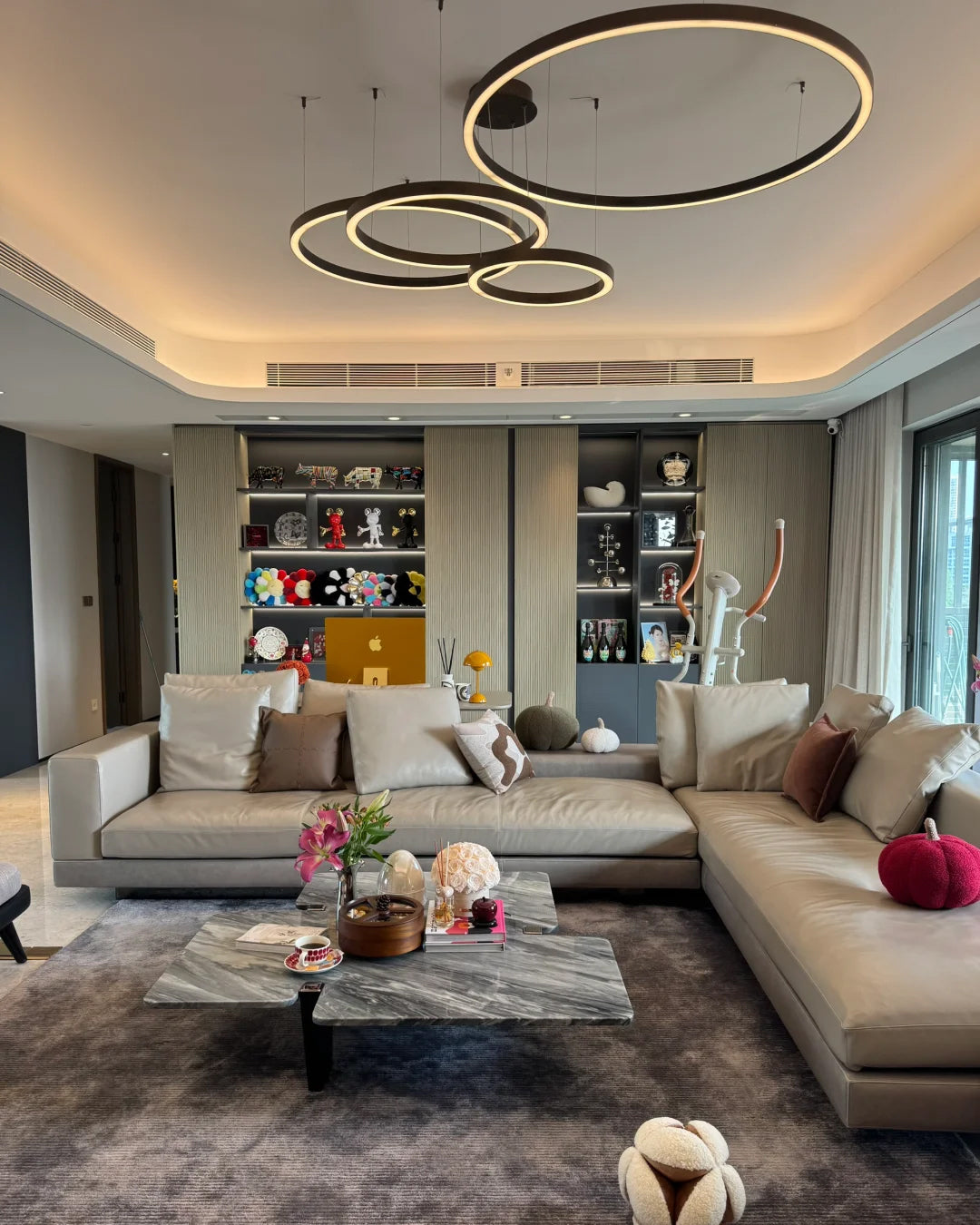 Multi-Ring LED Chandelier - LM1021 - Lumora
