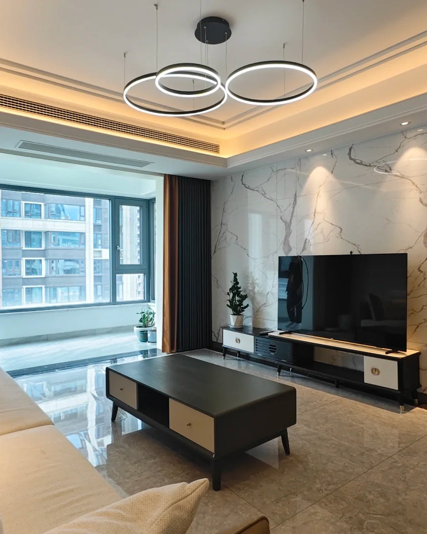 Multi-Ring LED Chandelier - LM1021 - Lumora