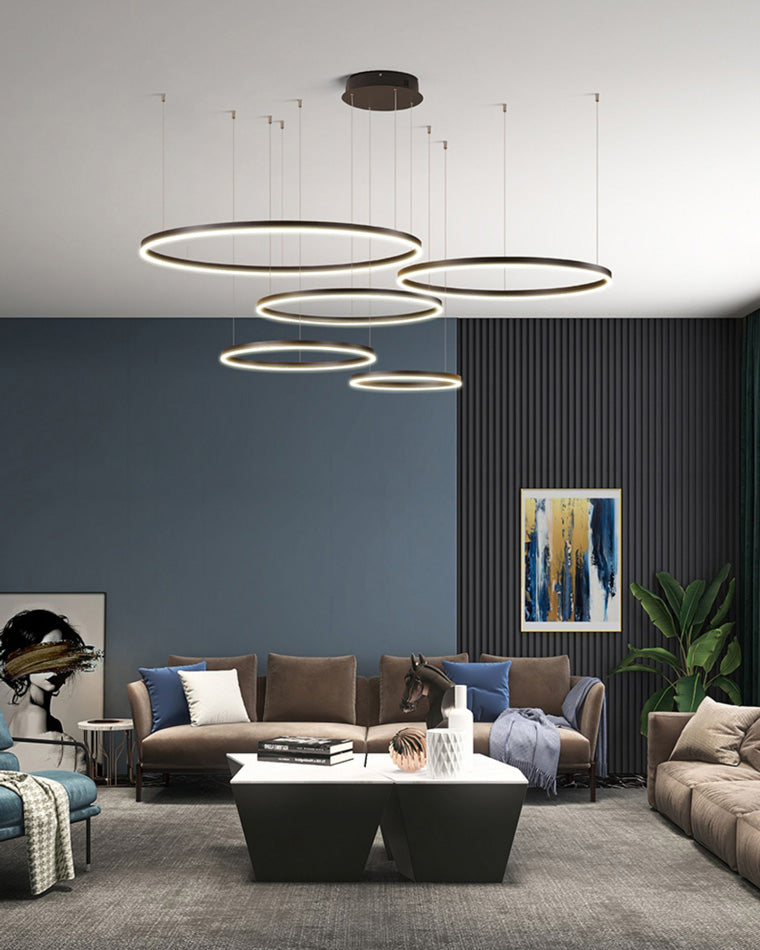 Multi-Ring LED Chandelier - LM1021 - Lumora