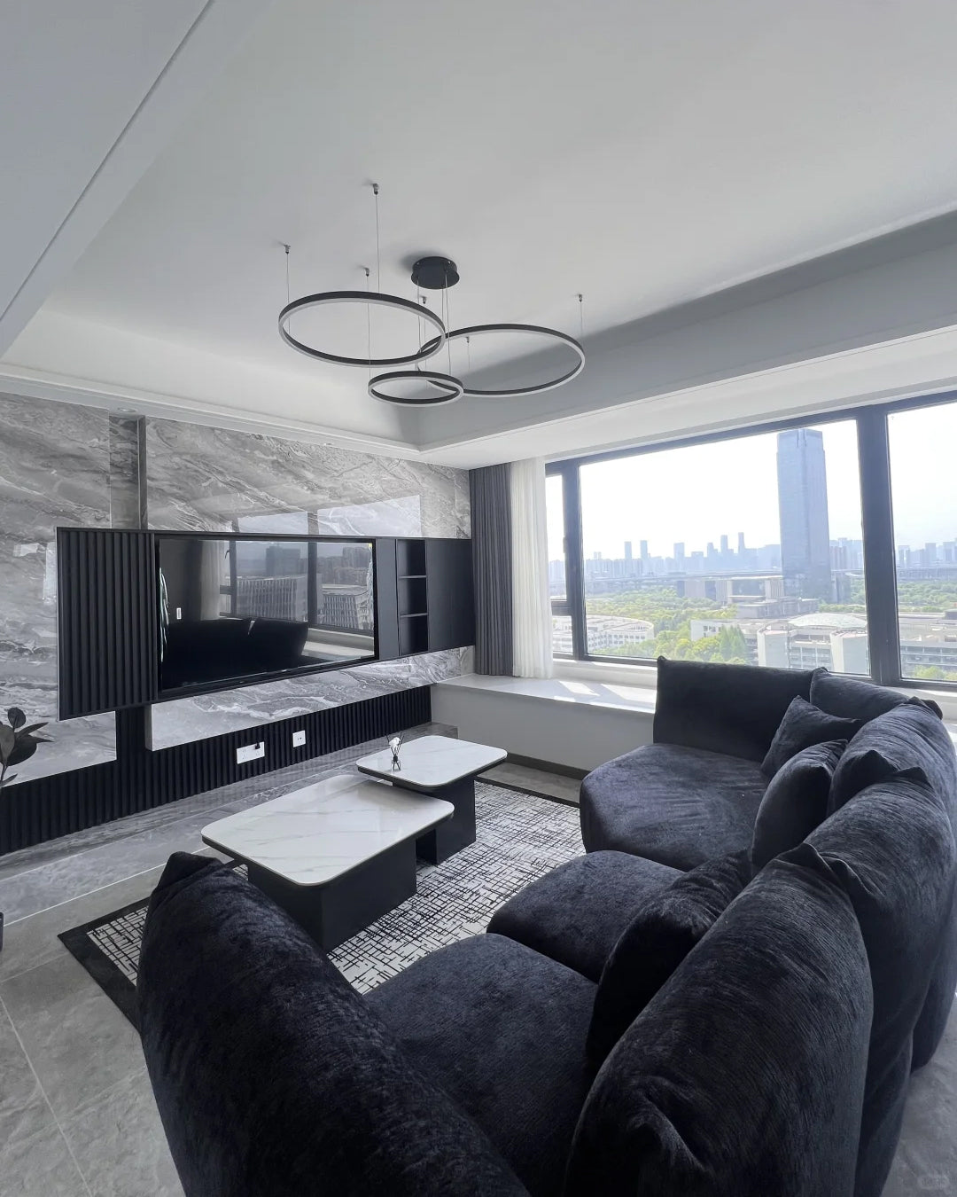 Multi-Ring LED Chandelier - LM1021 - Lumora