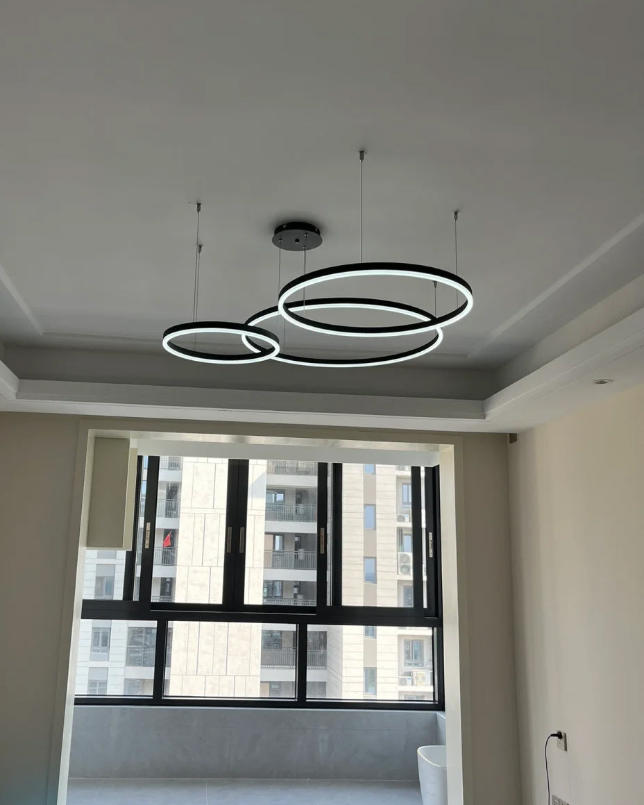 Multi-Ring LED Chandelier - LM1021 - Lumora