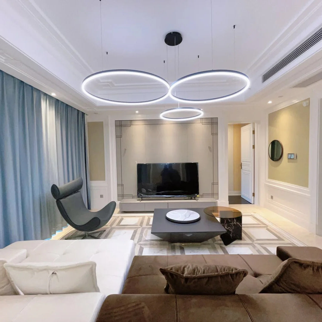Multi-Ring LED Chandelier - LM1021 - Lumora