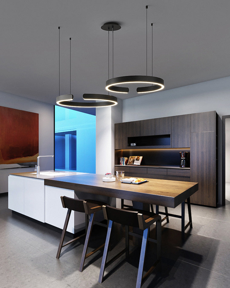 Modern Ring LED Chandelier - LM1036 - Lumora
