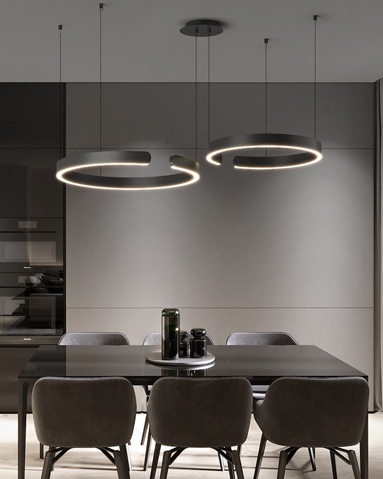 Modern Ring LED Chandelier - LM1036 - Lumora