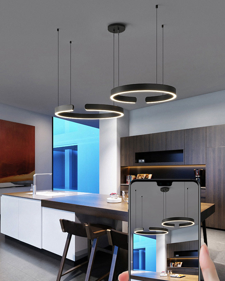 Modern Ring LED Chandelier - LM1036 - Lumora