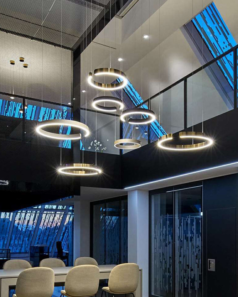 Modern Ring LED Chandelier - LM1036 - Lumora