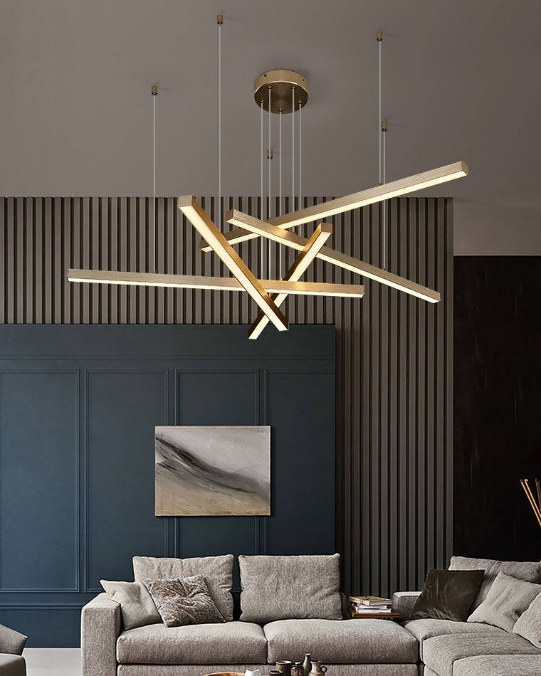 Multi Light Sticks LED Chandelier-LM1038 - Lumora