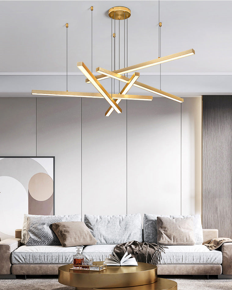 Multi Light Sticks LED Chandelier-LM1038 - Lumora