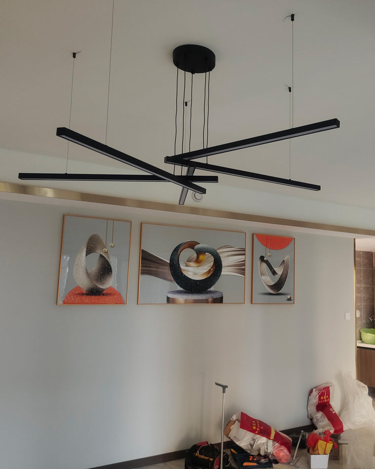 Multi Light Sticks LED Chandelier-LM1038 - Lumora