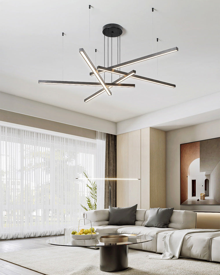 Multi Light Sticks LED Chandelier-LM1038 - Lumora