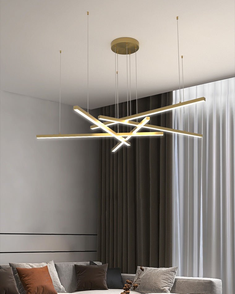 Multi Light Sticks LED Chandelier-LM1038 - Lumora