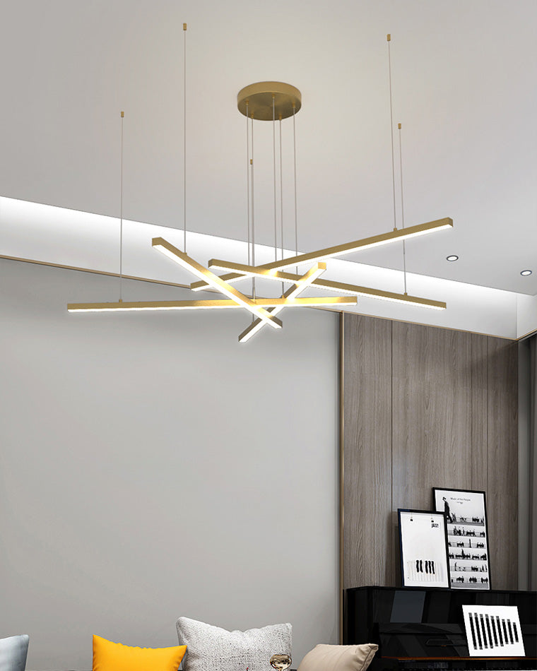 Multi Light Sticks LED Chandelier-LM1038 - Lumora