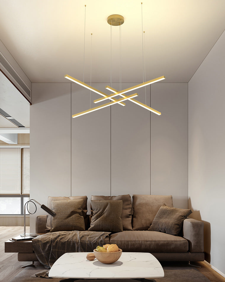 Multi Light Sticks LED Chandelier-LM1038 - Lumora