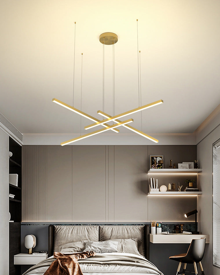 Multi Light Sticks LED Chandelier-LM1038 - Lumora