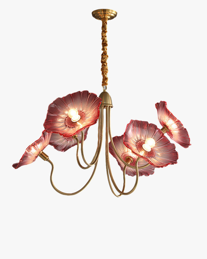 Glass Flower Chandelier - LM1120