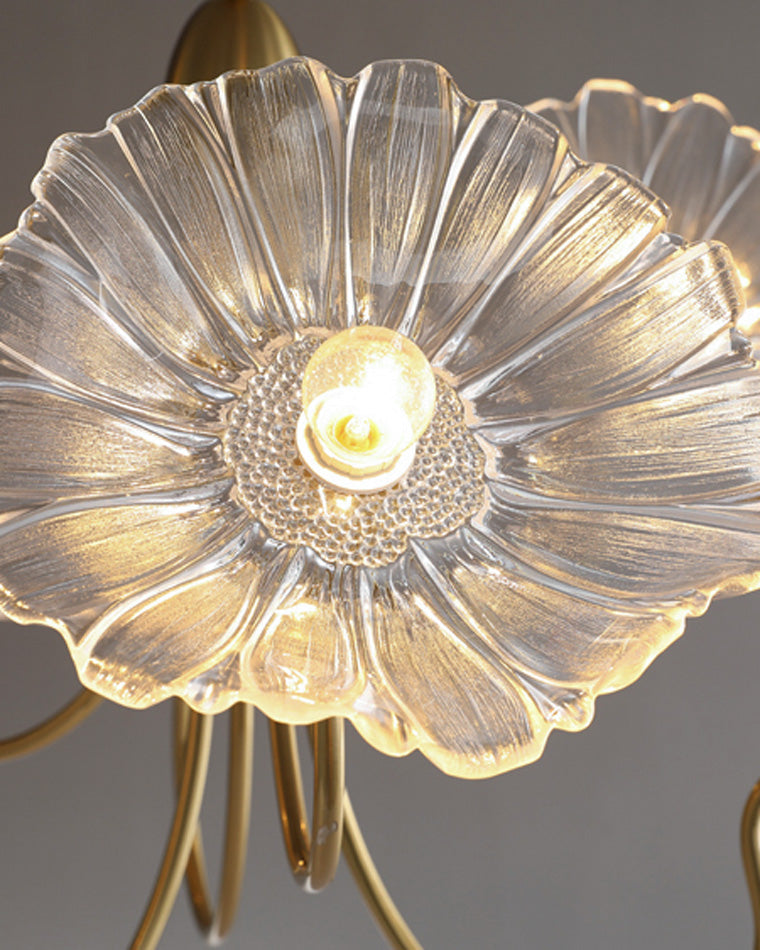Glass Flower Chandelier - LM1120