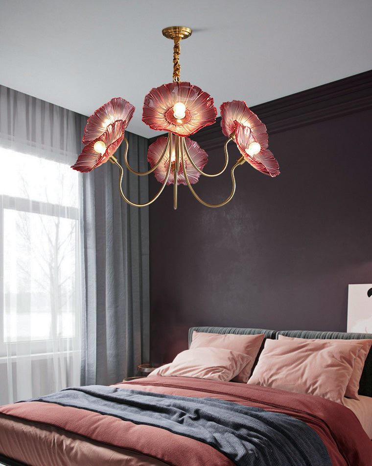 Glass Flower Chandelier - LM1120
