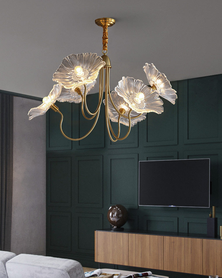 Glass Flower Chandelier - LM1120