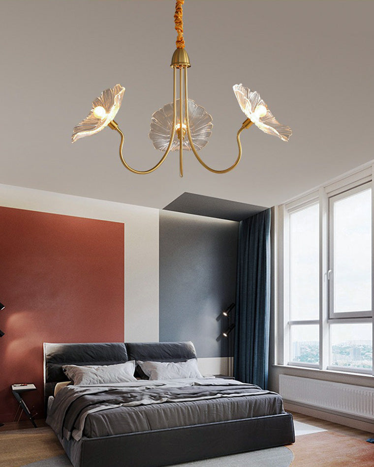 Glass Flower Chandelier - LM1120