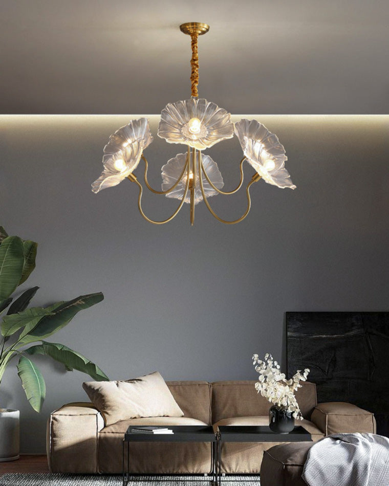 Glass Flower Chandelier - LM1120