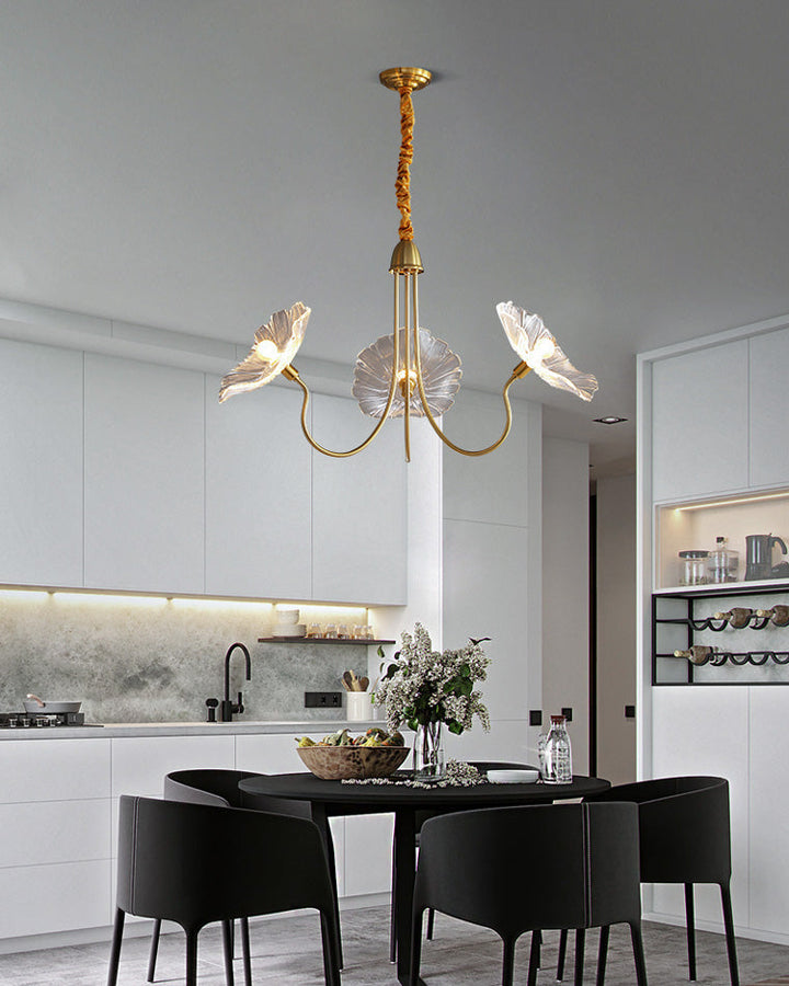 Glass Flower Chandelier - LM1120