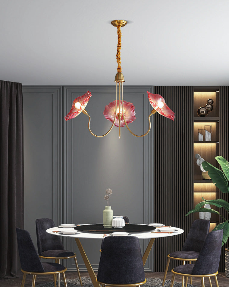 Glass Flower Chandelier - LM1120