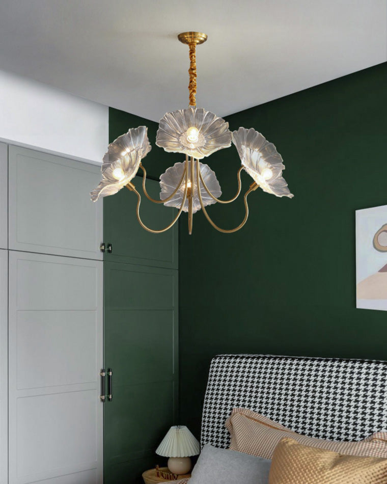 Glass Flower Chandelier - LM1120