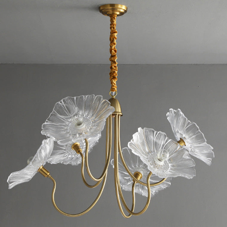 Glass Flower Chandelier - LM1120
