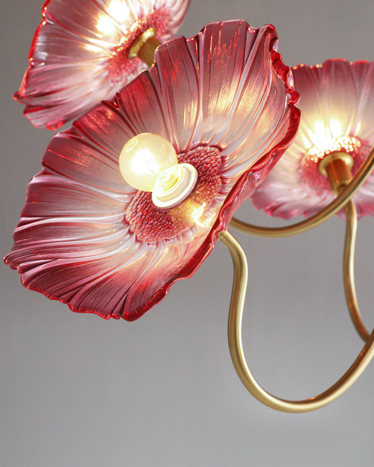 Glass Flower Chandelier - LM1120