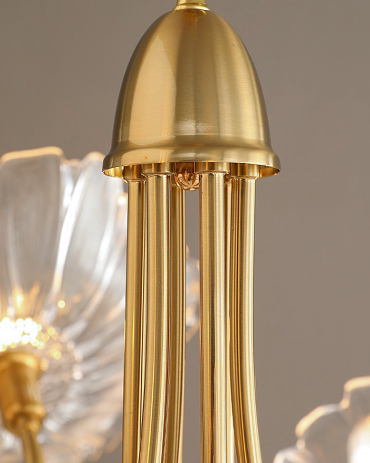 Glass Flower Chandelier - LM1120