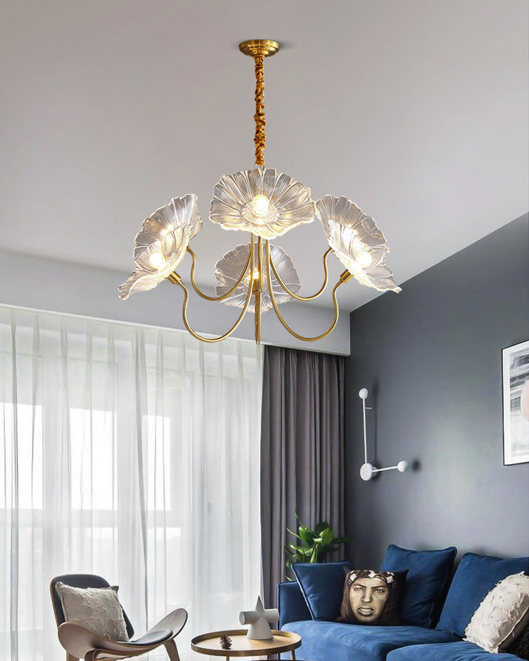 Glass Flower Chandelier - LM1120
