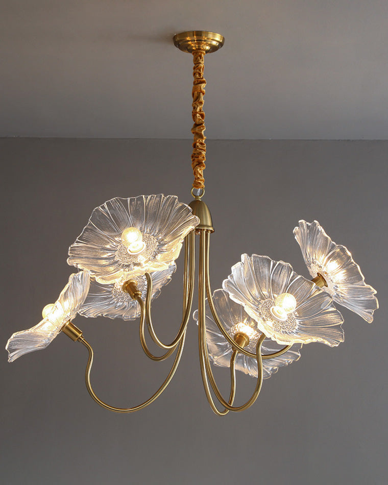 Glass Flower Chandelier - LM1120
