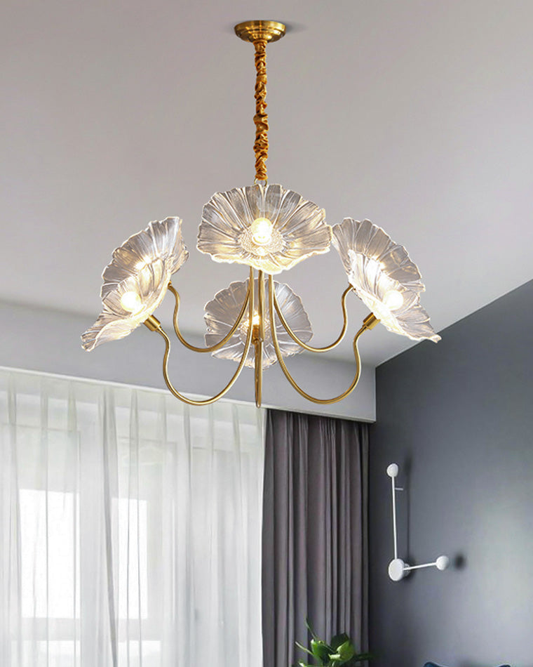 Glass Flower Chandelier - LM1120
