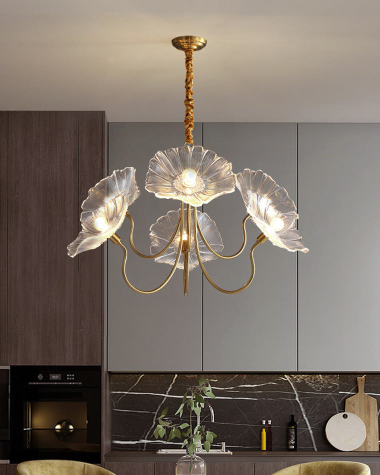 Glass Flower Chandelier - LM1120