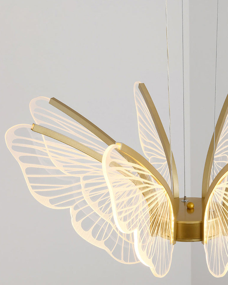 Modern Butterfly LED Chandelier – LM1067 - Lumora