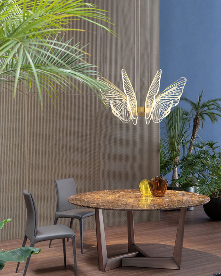 Modern Butterfly LED Chandelier – LM1067 - Lumora