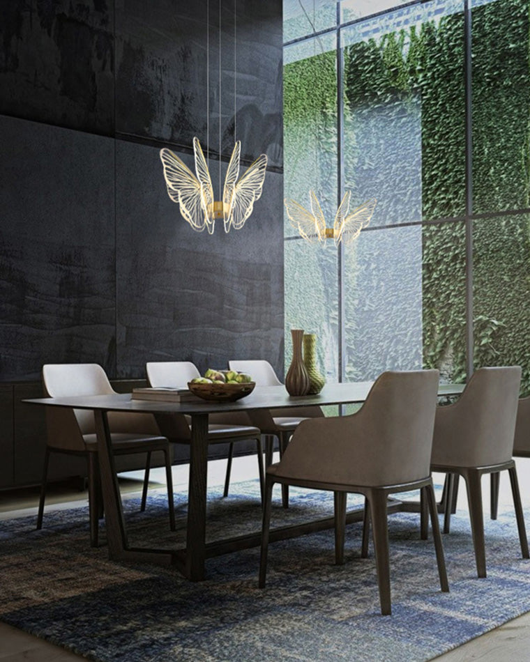 Modern Butterfly LED Chandelier – LM1067 - Lumora