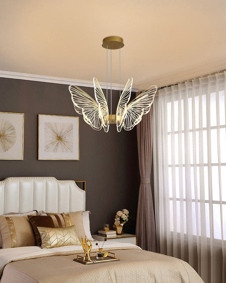 Modern Butterfly LED Chandelier – LM1067 - Lumora