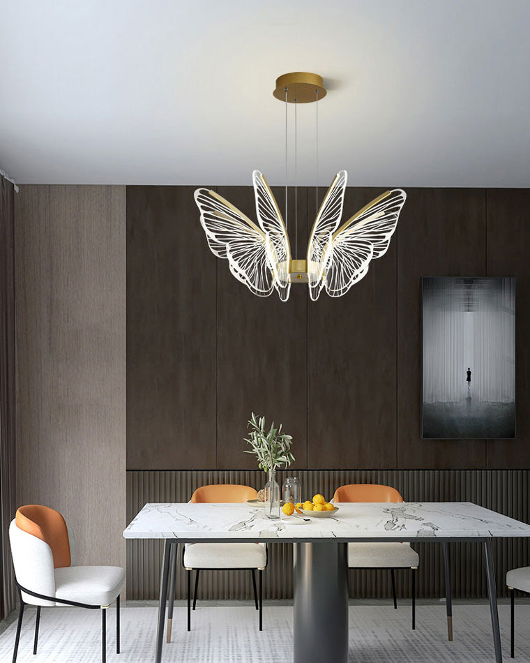 Modern Butterfly LED Chandelier – LM1067 - Lumora