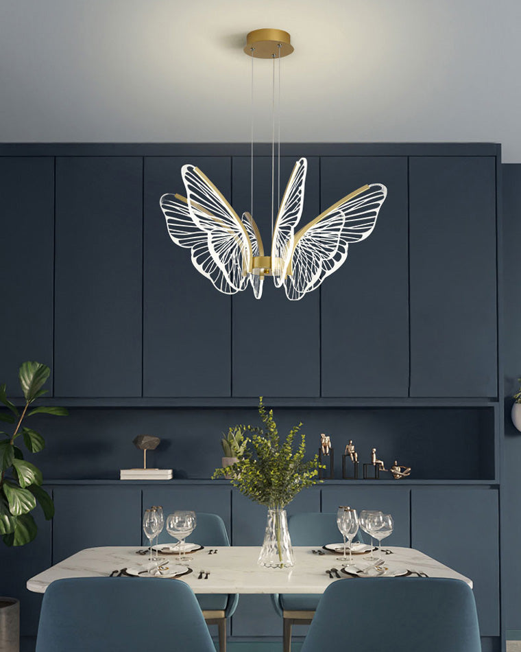 Modern Butterfly LED Chandelier – LM1067 - Lumora