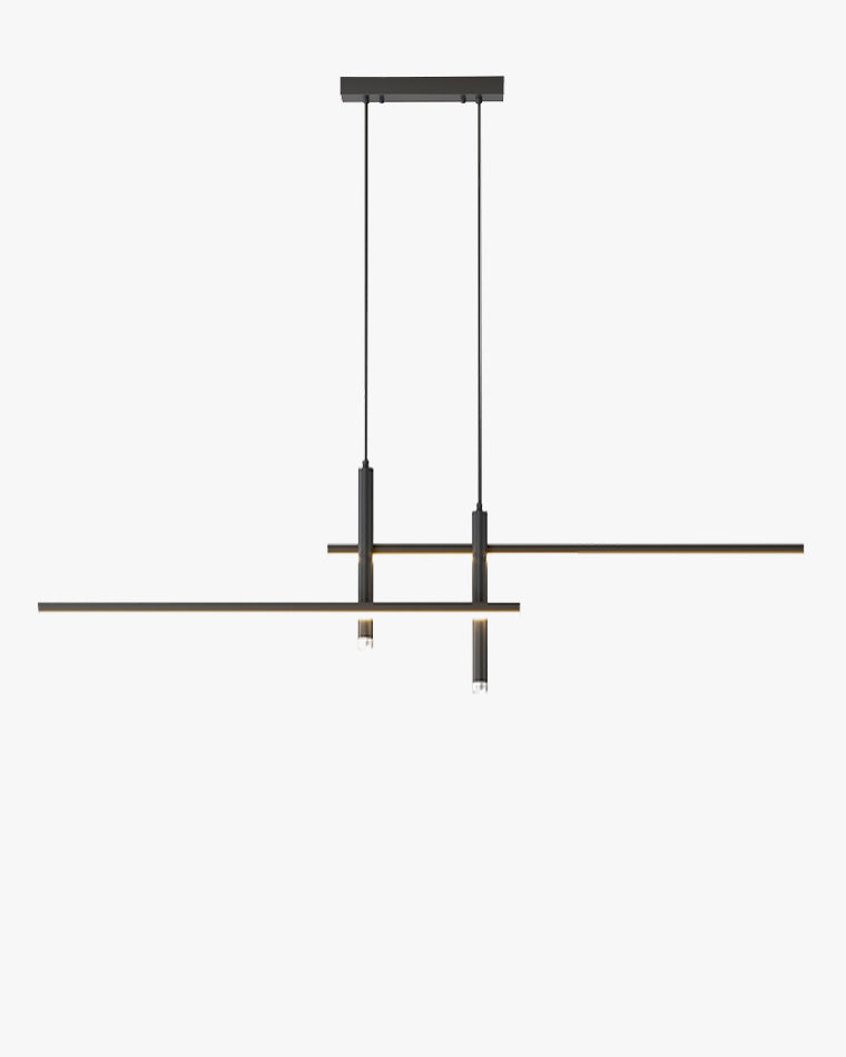 Minimalist Linear LED Pendant Light-LM1002 - Lumora