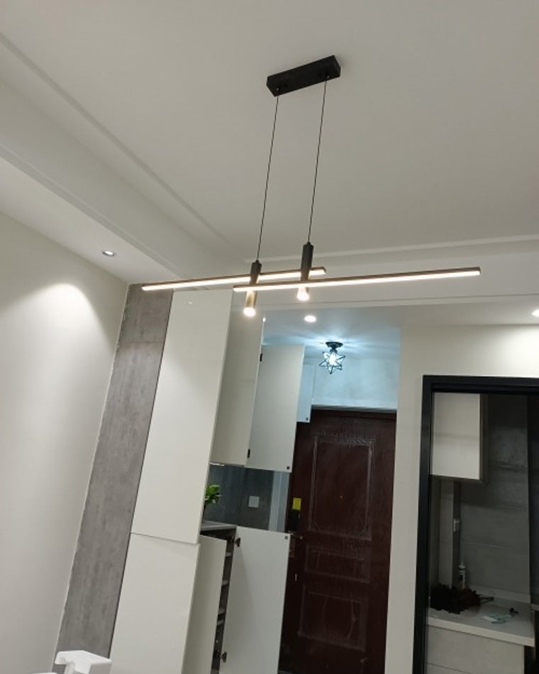 Minimalist Linear LED Pendant Light-LM1002 - Lumora