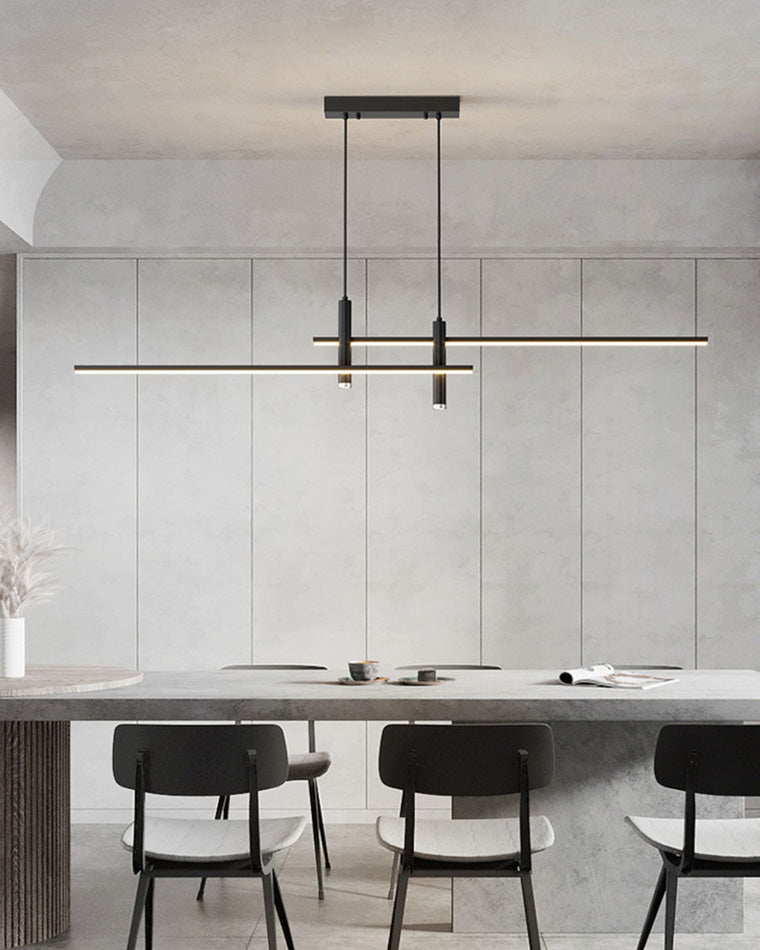 Minimalist Linear LED Pendant Light-LM1002 - Lumora