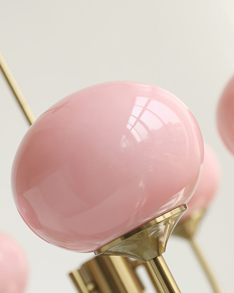 Modern Glass Globe Arm Chandelier – LM1068 - Lumora