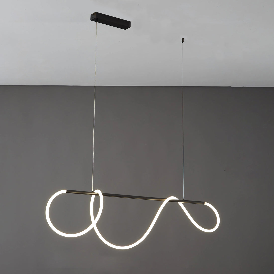 Brass Rope Wave LED Chandelier - LM1018 - Lumora