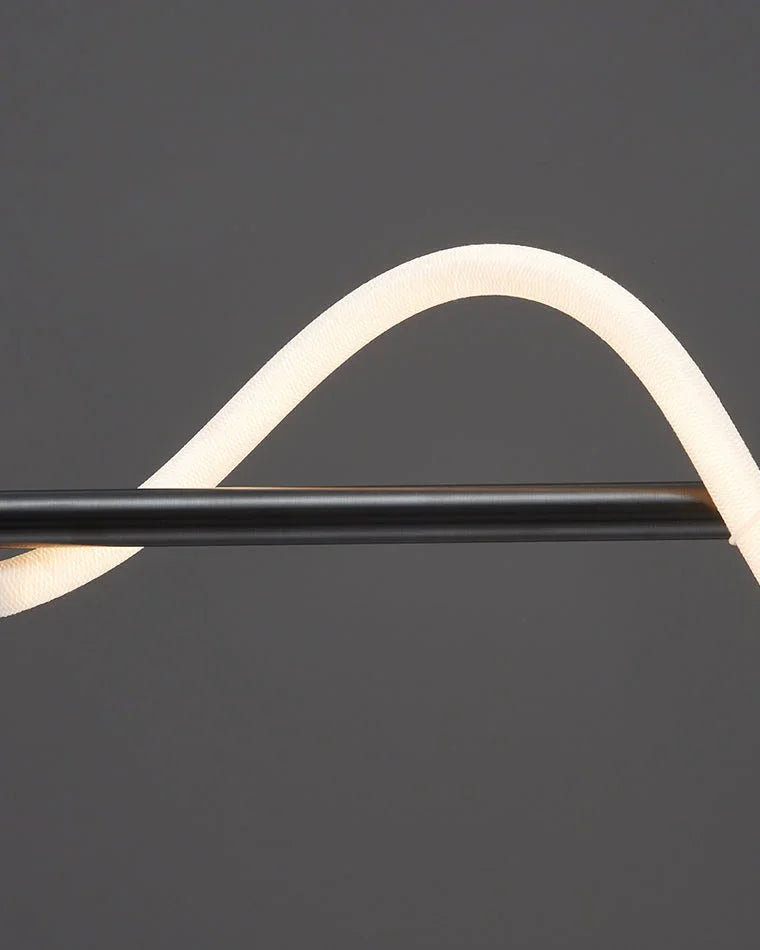 Brass Rope Wave LED Chandelier - LM1018 - Lumora
