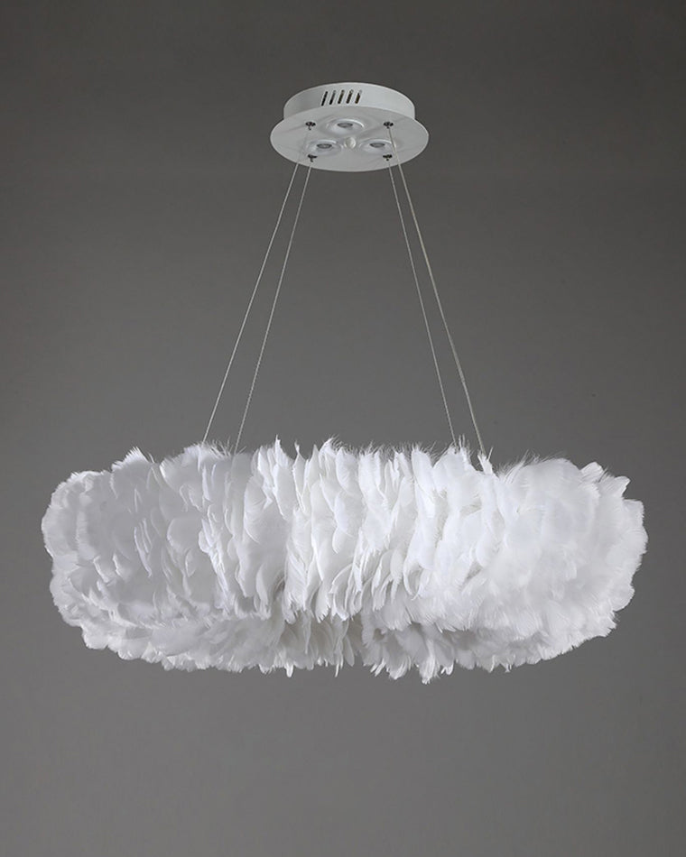 Luxurious Feather Pendant Chandelier Light - LM1079 - Lumora