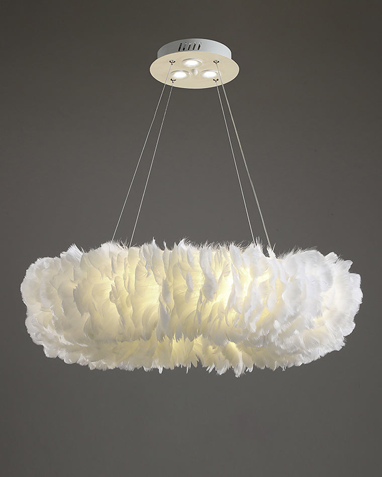Luxurious Feather Pendant Chandelier Light - LM1079 - Lumora
