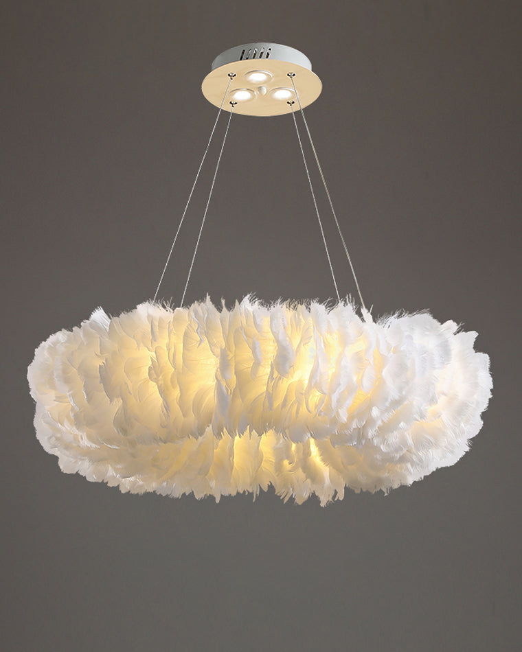Luxurious Feather Pendant Chandelier Light - LM1079 - Lumora