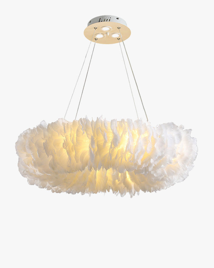 Luxurious Feather Pendant Chandelier Light - LM1079 - Lumora
